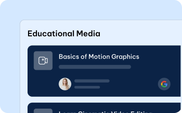 Social Media Content
Create valuable and educational social media content for your audience by leveraging captivating motion graphics.